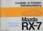 Preview: Mazda RX-7 Wankel 1979 Owner Manual (7001)